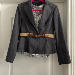 75. BNWOT BCBGMAXAZRIA denim blazer sz S